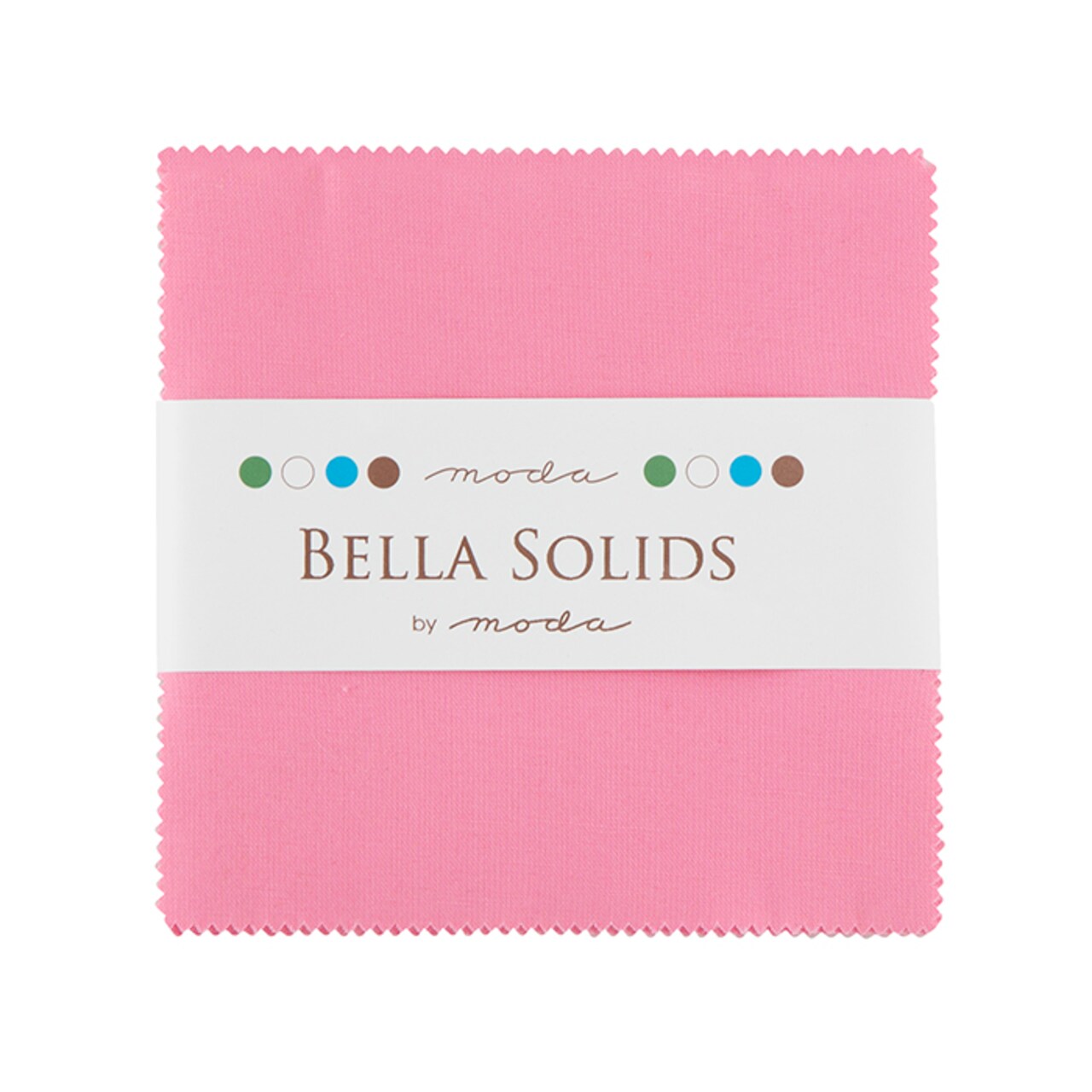 Bella Solids 5" Square Pack (Charm Pack) in 30's Pink by Moda for Moda (9900PP 27)